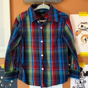 H&M Plaid Button Down Shirt